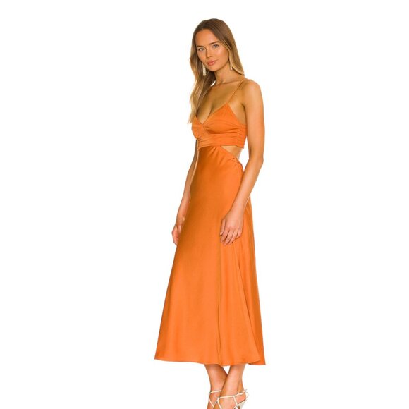 A.L.C. Blakely Dress Orange NWT - Picture 3 of 4
